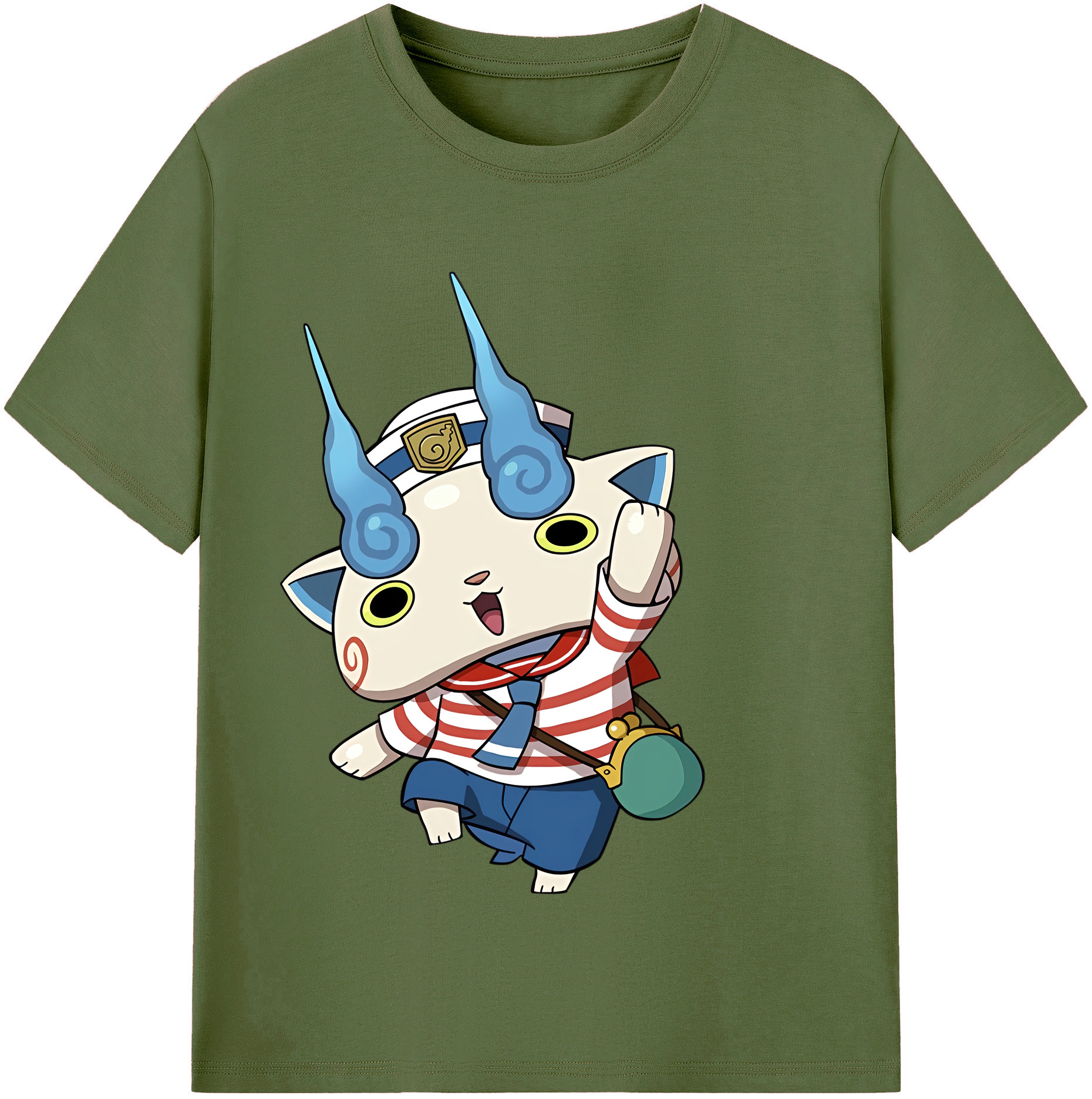 （画像用） 妖怪ウォッチ Yo-kai Watch 綿100％半袖Tシャツ（フロントプリント）